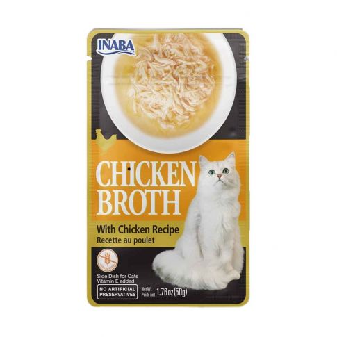 Inaba Churu Broth Chicken Recipe Wet Cat Food - 50 gm