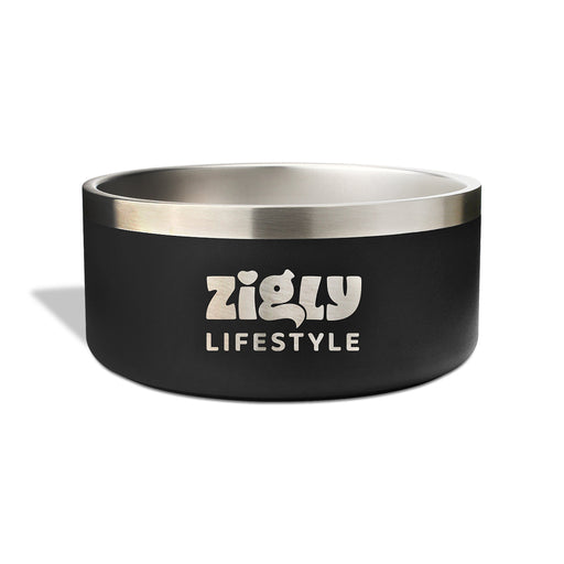 ZL Ultimate Double Walled Dog Bowl – Black