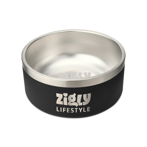 ZL Ultimate Double Walled Dog Bowl – Black