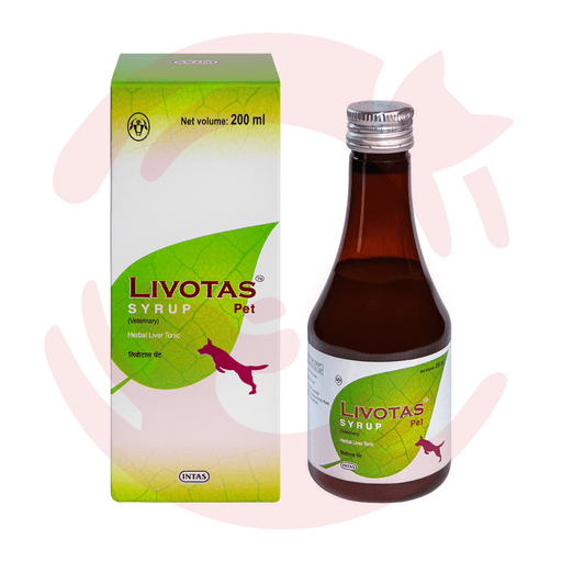 Intas Supplement for Dogs - Livotas Pet Syrup for Liver Health (200ml)