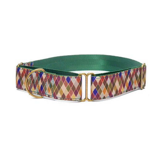 PetWale Martingale Collar - Diamond Green