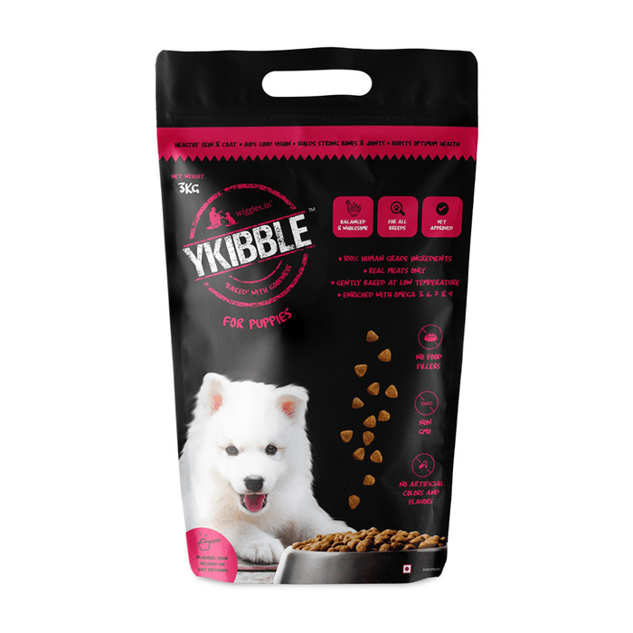 Wiggles Dry Dog Food for Puppies - YKibble™ Oven Baked Dry Food