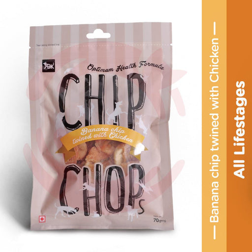 Chip Chops Dog Treats - Banana Chicken - 70g