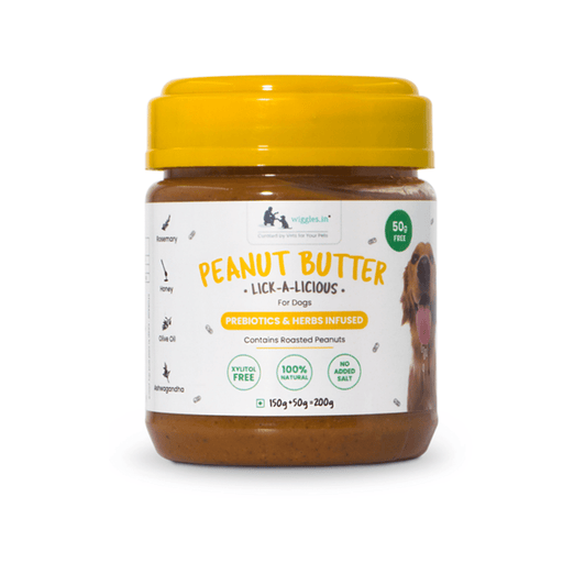 Wiggles Dog Treats - Peanut Butter (200g)