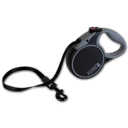 Kong Retractable Leash for Dogs Terrain Black Petsy