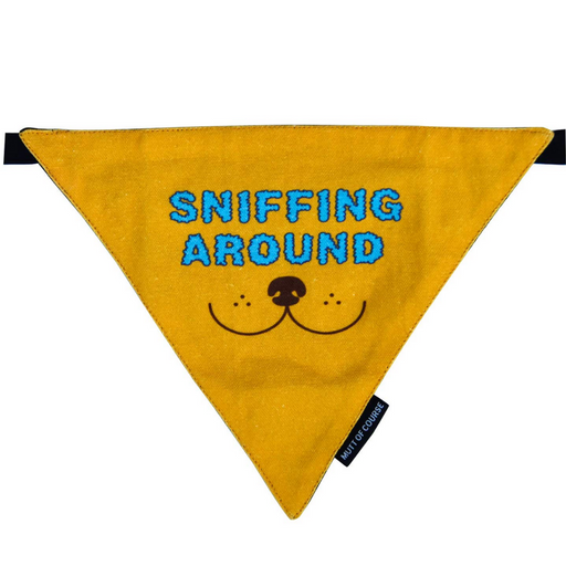 Mutt Of Course Dog Bandana - Sniffing Around