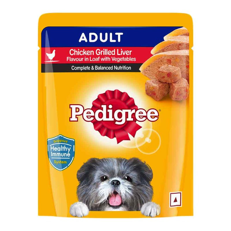 Pedigree wet outlet dog food pouches