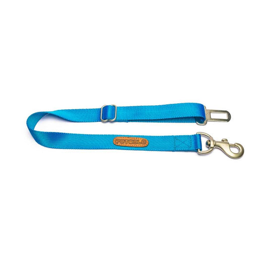 Petwale Car Seatbelt - Blue Nylon