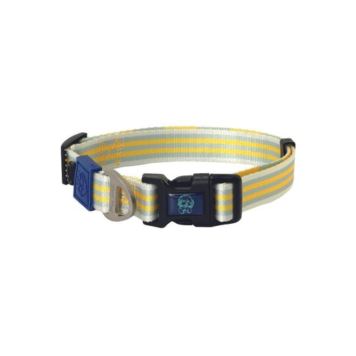 Whoof Whoof Premium Printed Collar for Dogs - Lemon