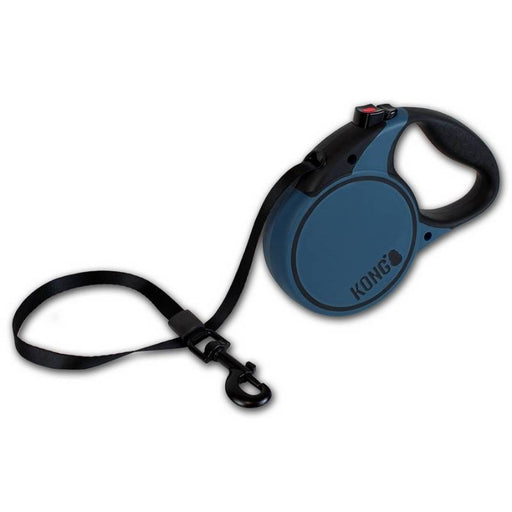 Kong Retractable Leash for Dogs - Terrain Blue