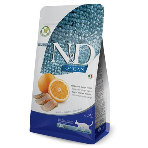 Farmina Dry Food - N&D Ocean Cat Herring & Orange