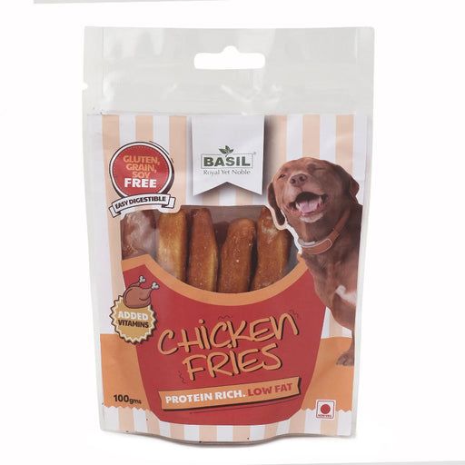 Basil Dog Treats - Chicken Fries (100g)