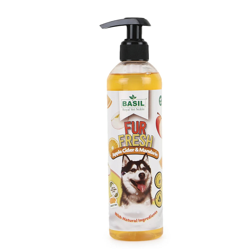 Buy Basil Fur Fresh Deep Cleansing Vegan Shampoo For Dogs Apple