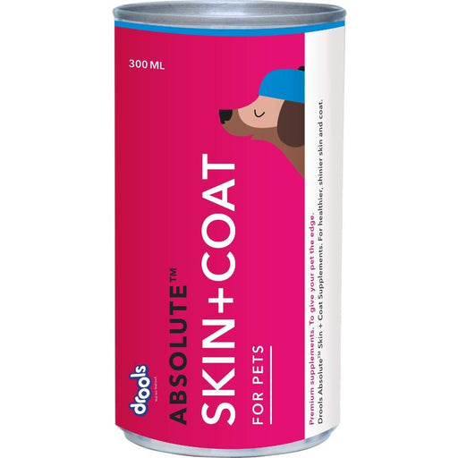 Drools Absolute Skin+Coat Syrup for Dogs (300ml)