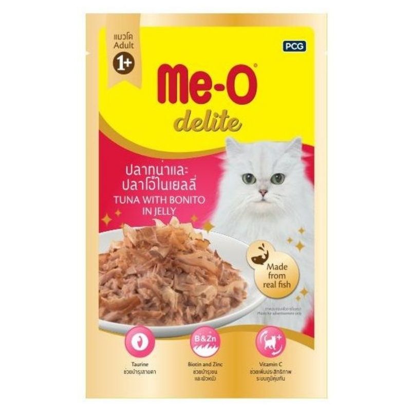 Buy Me O Delite Wet Cat Food Tuna with Bonito in Jelly 70g x 12