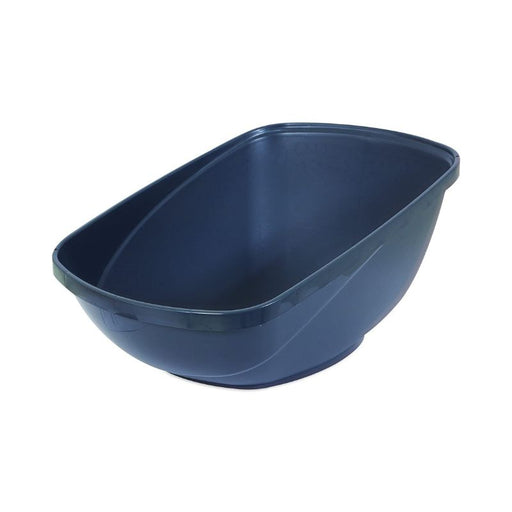 Petmate Hi-back Open Litter Pan - Blue Steel (Jumbo)