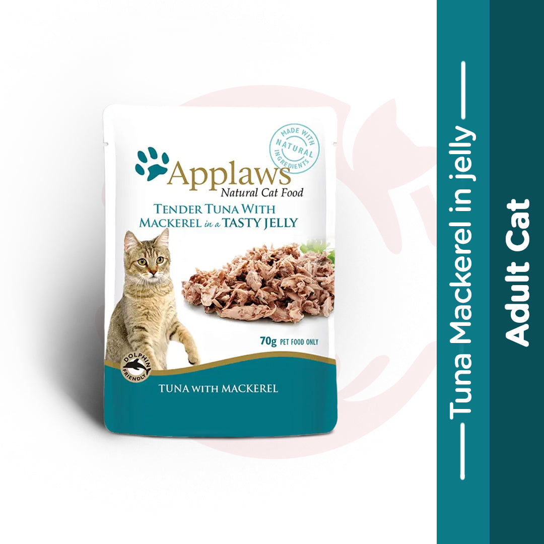 Buy Applaws Wet Cat Food Tuna with Mackerel in Jelly 70g x 16