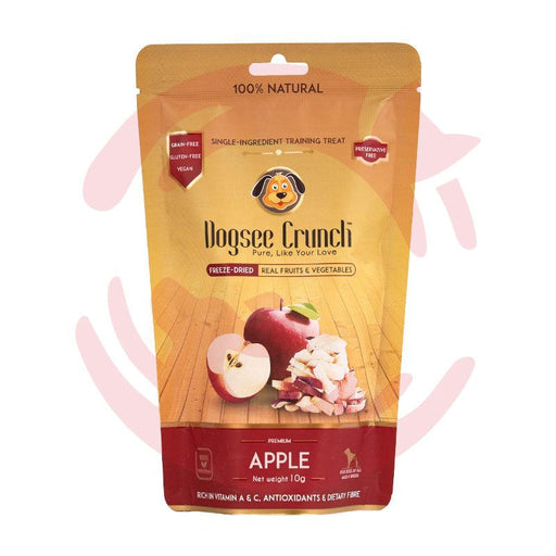 Dogsee Crunch Dog Treats - Apple (Vegetarian, Vegan & Gluten-free)