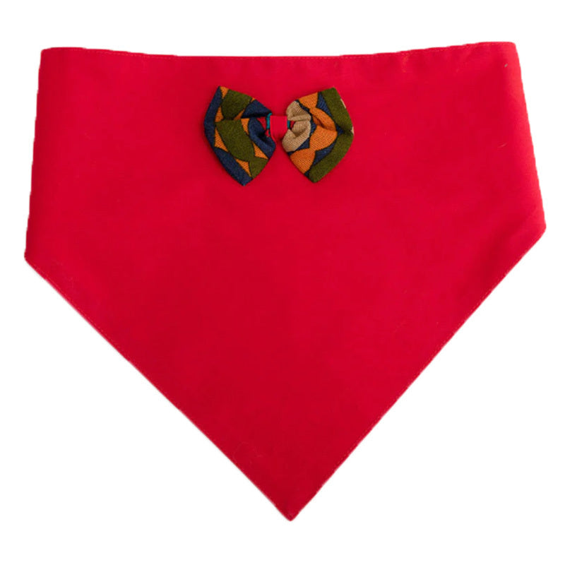 Furbuddies Bandana with Bowtie For Dogs - Royal Red