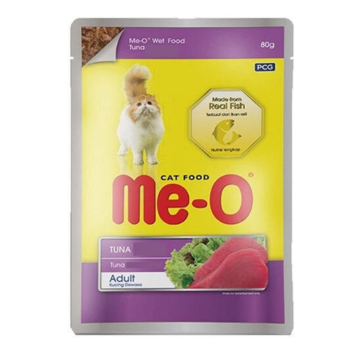 Me-O Wet Cat Food - Tuna (80g x 12 Pouches)