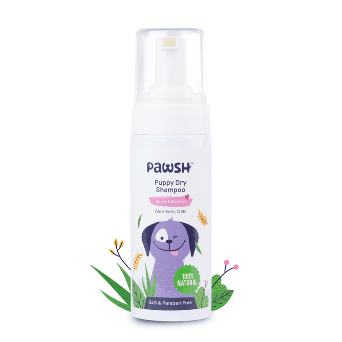 Pawsh - Natural Puppy Dry Shampoo / Waterless Shampoo (All breeds) - 120ml