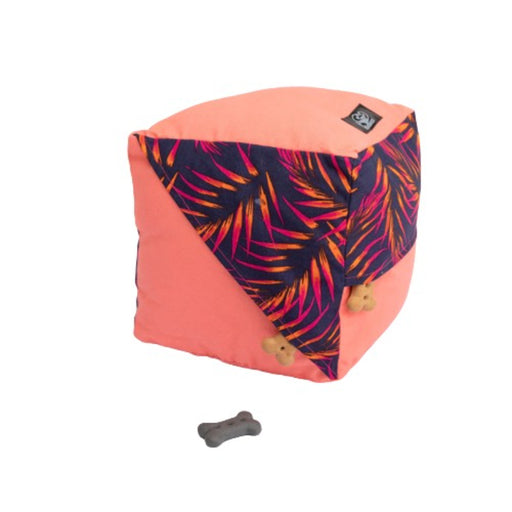 Furbuddies Dog Toys - Tropical Delight Cube (Pink)