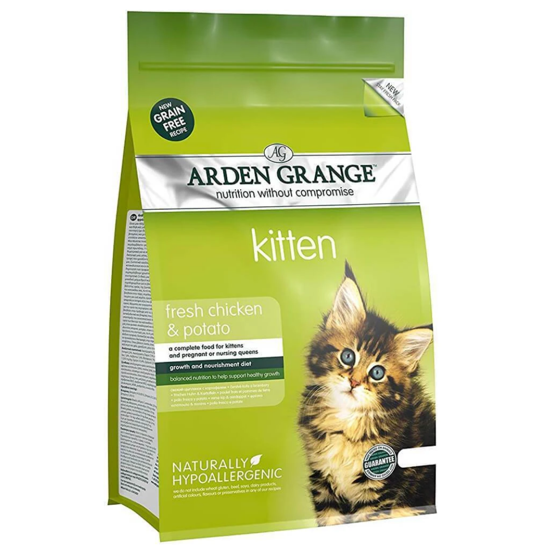 Arden Grange Kitten Dry Food Fresh Chicken Potato Petsy