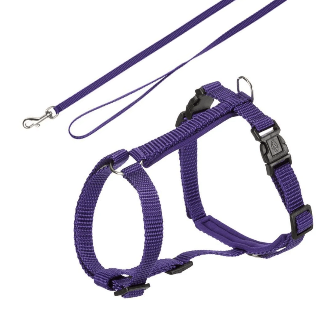 Buy Trixie Premium Cat Harness with Leash Violet 4ft. at Lowest