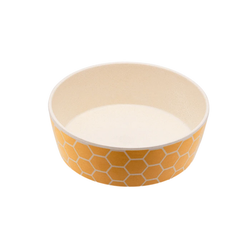 Becopets Classic Bamboo Bowl - Honeycomb