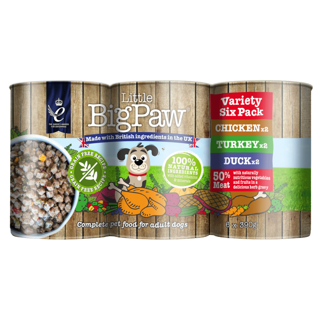 Little BigPaw Wet Dog Food Multi Pack Chicken Duck Turkey