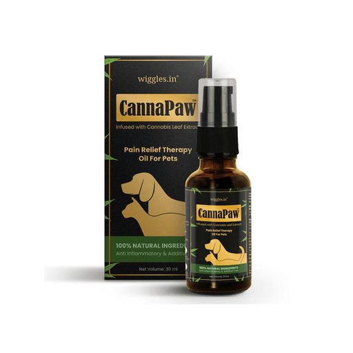 Wiggles Supplements for Cats & Dogs - CannaPawâ„¢ Pain Relief Therapy Oil (30ml)