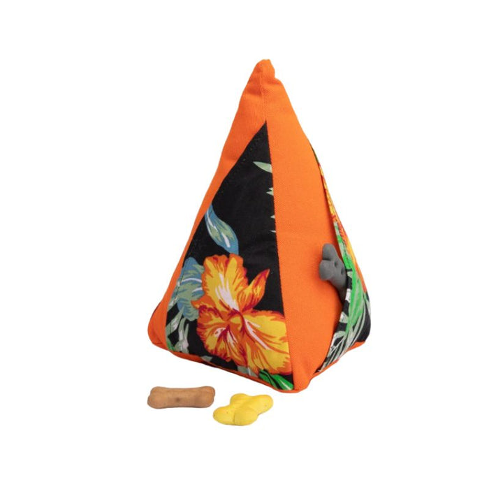 Furbuddies Dog Toys - Tangerine Paradise (Orange Triangle)